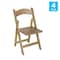 Flash Furniture Holden Commercial Grade Oak Solid Wood Folding Dining Chair, 4PK 4-ZH-8005-3-OAK-GG - alternate 5